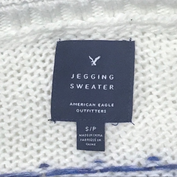 American Eagle fun oversized white wool sweater - Picture 4 of 8